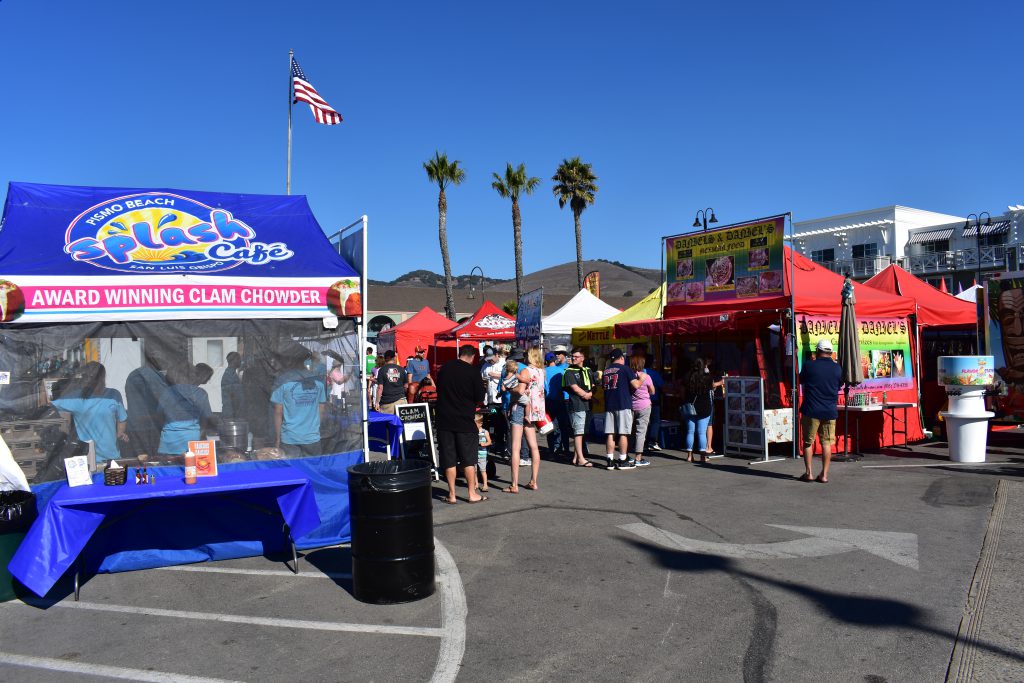 Splash Cafe Booth at 2018 Pismo Beach Clam Festival