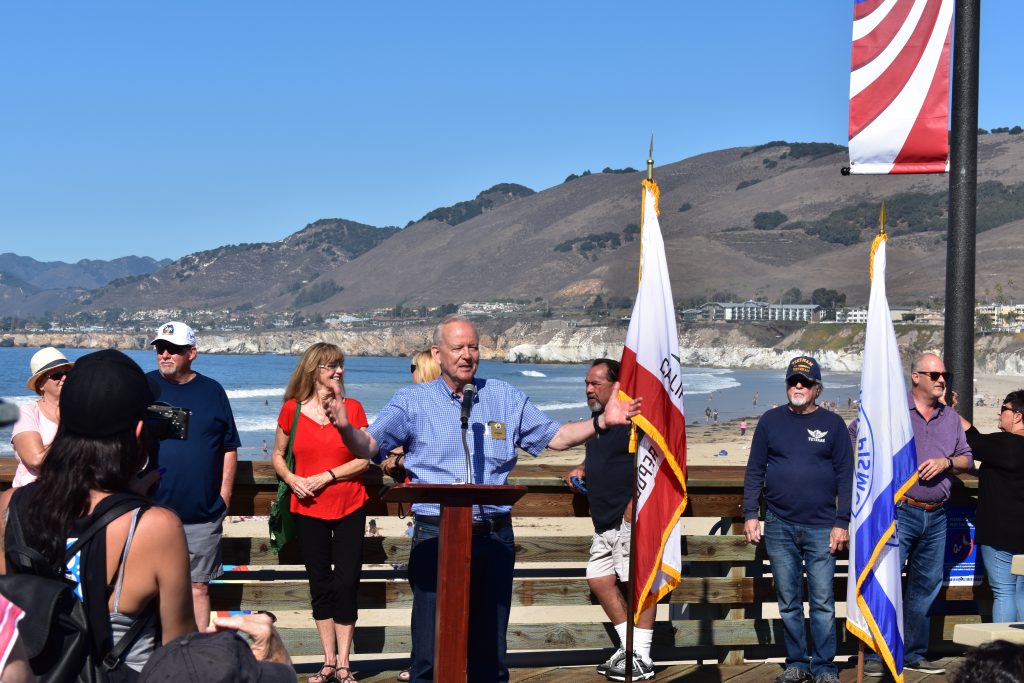 Pismo Beach Mayor Ed Waage Grand Reopening of the Pismo Beach Pier 2018